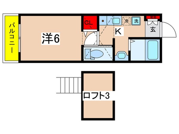 ビクリーム　プラッツの物件間取画像